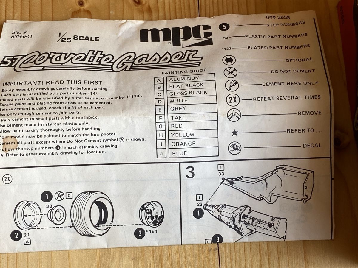 Modellini d'auto: Corvette Gasser 1/25 von mpc – Nuovo (secondo la descrizione) da Sutz venduto da Cash900 4