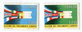 Briefmarken "Flaggen". Italien