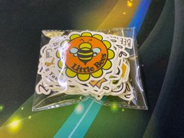 Bienen Stickers I 50 Stk. I Wasserdicht I Bee Stickers