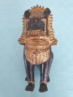 Löwe Fabelwesen Foo-Hund Wächterlöwe  Figur  verziert