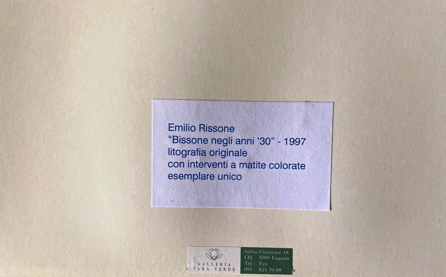 Gemälde: Originalgemälde EMILIO RISSONE+NENA AIROLDI+MATTEO PELLI!!!! – Neu (gemäss Beschreibung) aus Aurigeno von SCS 1
