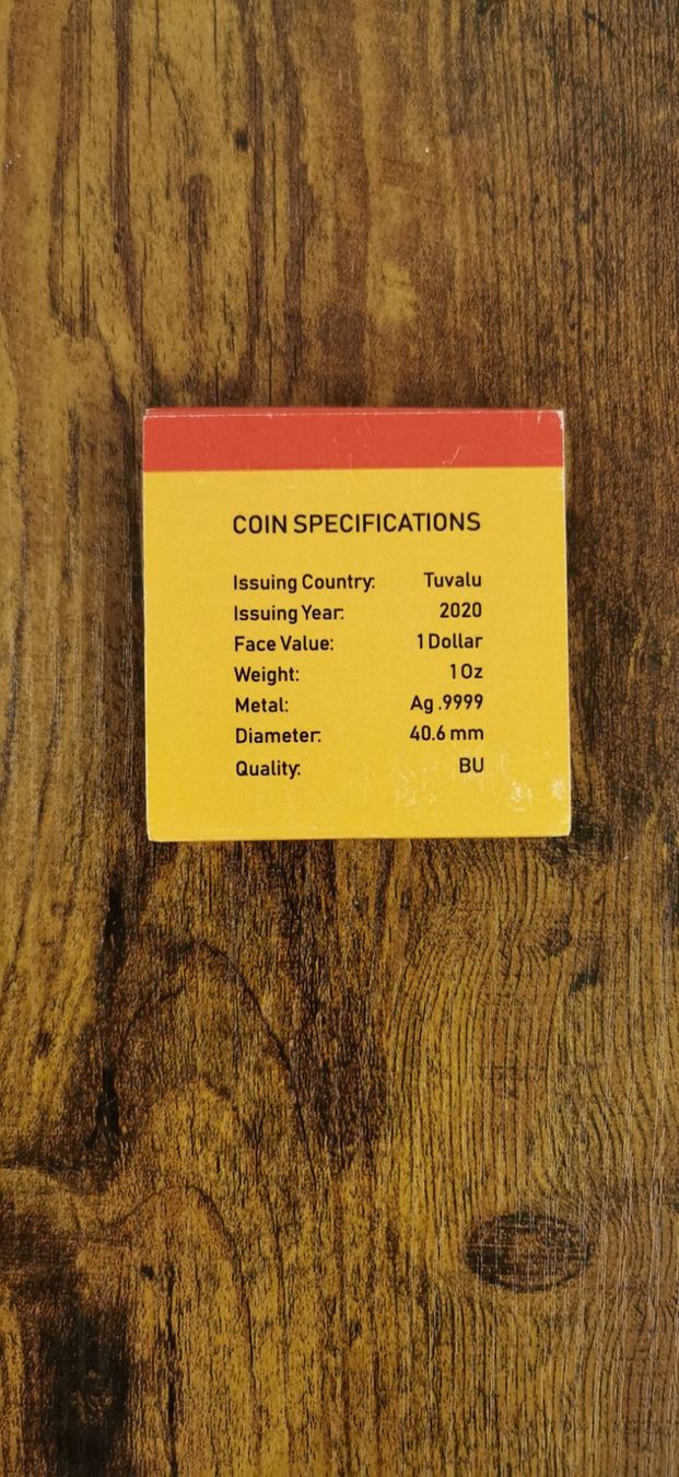 Alle Münzen: 1oz Silber - KRUSTY THE CLOWN - 2020 – Neu und originalverpackt aus Horw von Leopardd 3