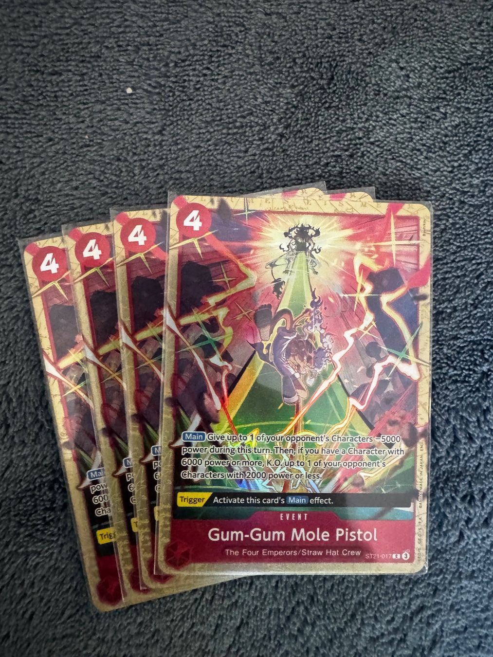 Bandai Carte collezionabili: Gum gum mole pistol playset – Usato da Bern venduto da dan_r2zy