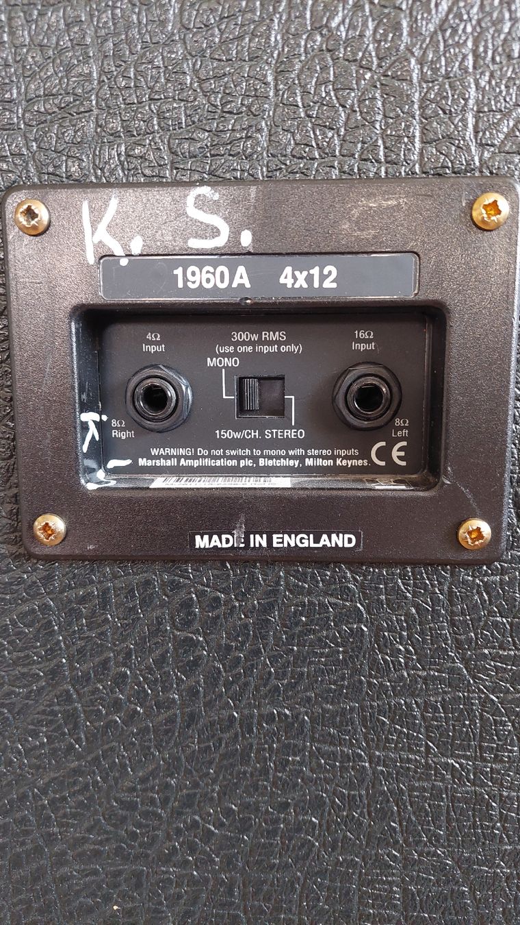 Marshall Casse acustiche: Marshall 4x12 Box, LEAD-1960 – Usato da Richterswil venduto da Bamarai 5