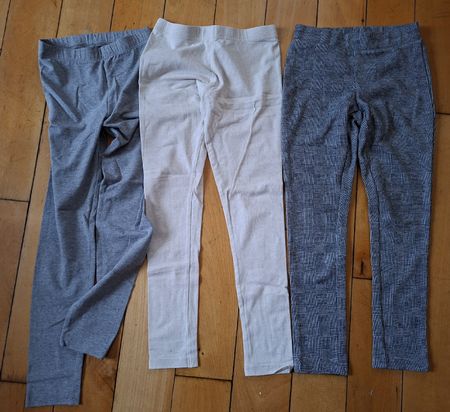 lot 3 leggings/pantalon 8 ans