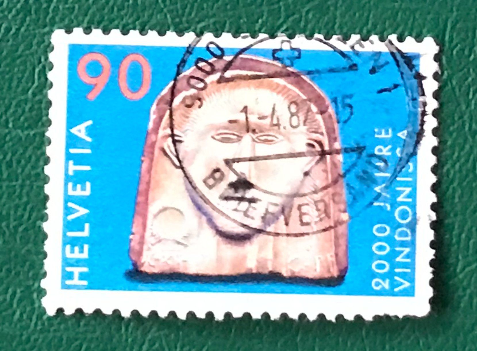 Alle Briefmarken: Nr.723 mit Stempel 2000 J. Vindonissa 1986   – Gebraucht aus Aarau von Billa007
