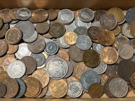 500g Münzlot Schweiz ab 1811 inkl. 1Fr. 1850!!!