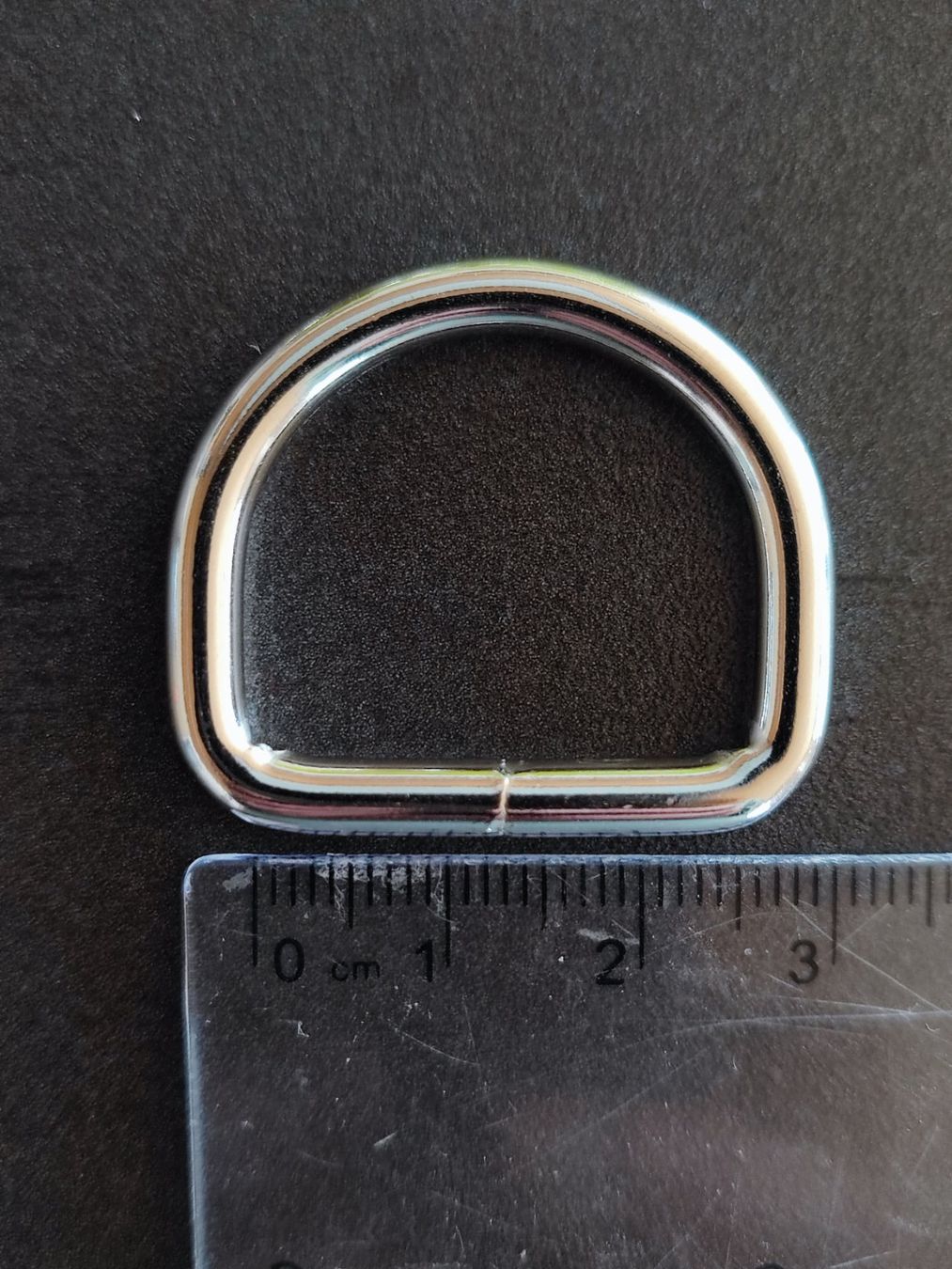 Kit bricolage: D-Ring Halbrundring massiv, Stahl, Durchlassbreite 2.5cm – Nuovo e nell'imballaggio originale da Spiez venduto da passion4dogs 1