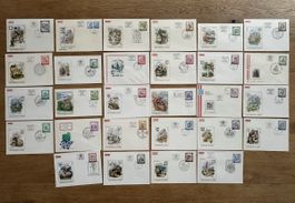 Österreich - 28 FDC SCHÖNES ÖSTERREICH 1973-1980