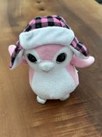 Plüschtier Pinguin rosa mit Mütze neuwertig