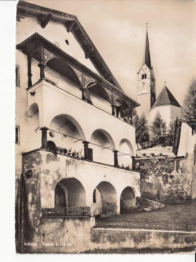 Ansichtskarten: Scuol ca. 1955 – Gebraucht aus Bürglen TG von StampGraf