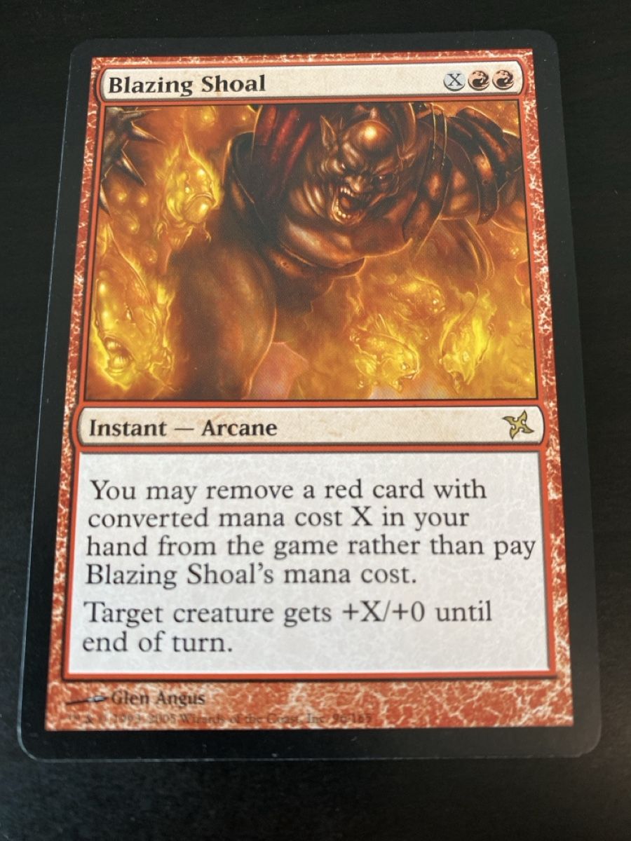 Magic The Gathering Carte collezionabili: Blazing Shoal – Usato da Oberglatt ZH venduto da Finlandia1