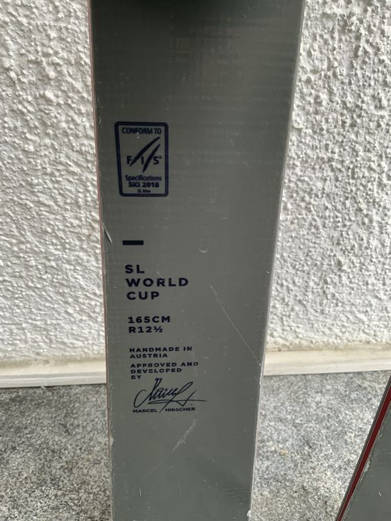 Skis: Van Deer SL World Cup Ski 165cm mit Look Bindung, Top Ski! – D'occasion à Widnau par Como2006 4