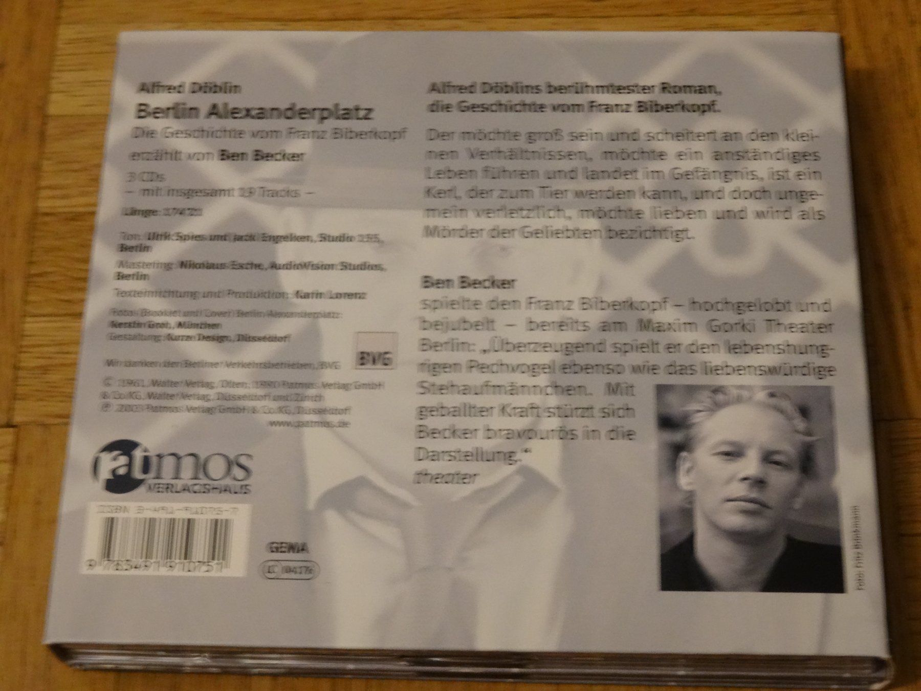 Audiolibri: Alfred Döblin - Berlin Alexanderplatz - Ben Becker CD – Usato da Olten venduto da Disc-Ausverkauf 1