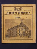 ZÜRICHER KALENDER 1898,ILLUSTRIERT,RAR