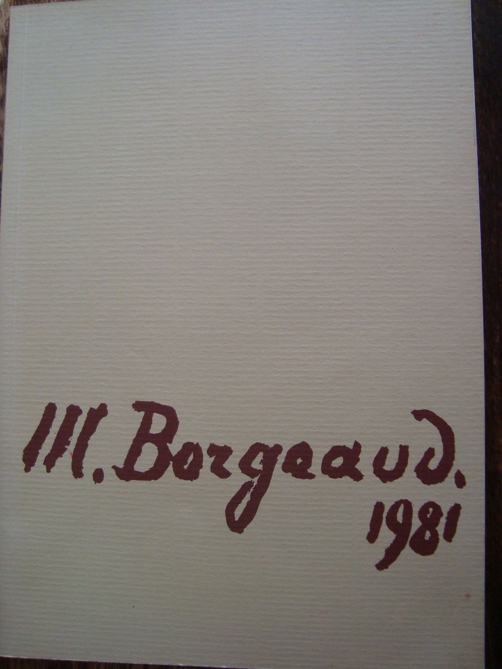Bücher: Exposition Marius Borgeaud: catalogue – Neu (gemäss Beschreibung) aus Fribourg von ruswil007