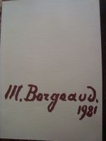 Exposition Marius Borgeaud: catalogue