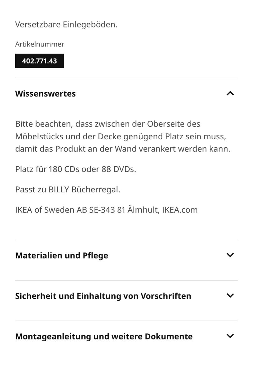 Scaffali: GNEDBY CD-REGAL IKEA – Usato da Zürich venduto da alyssum99 2