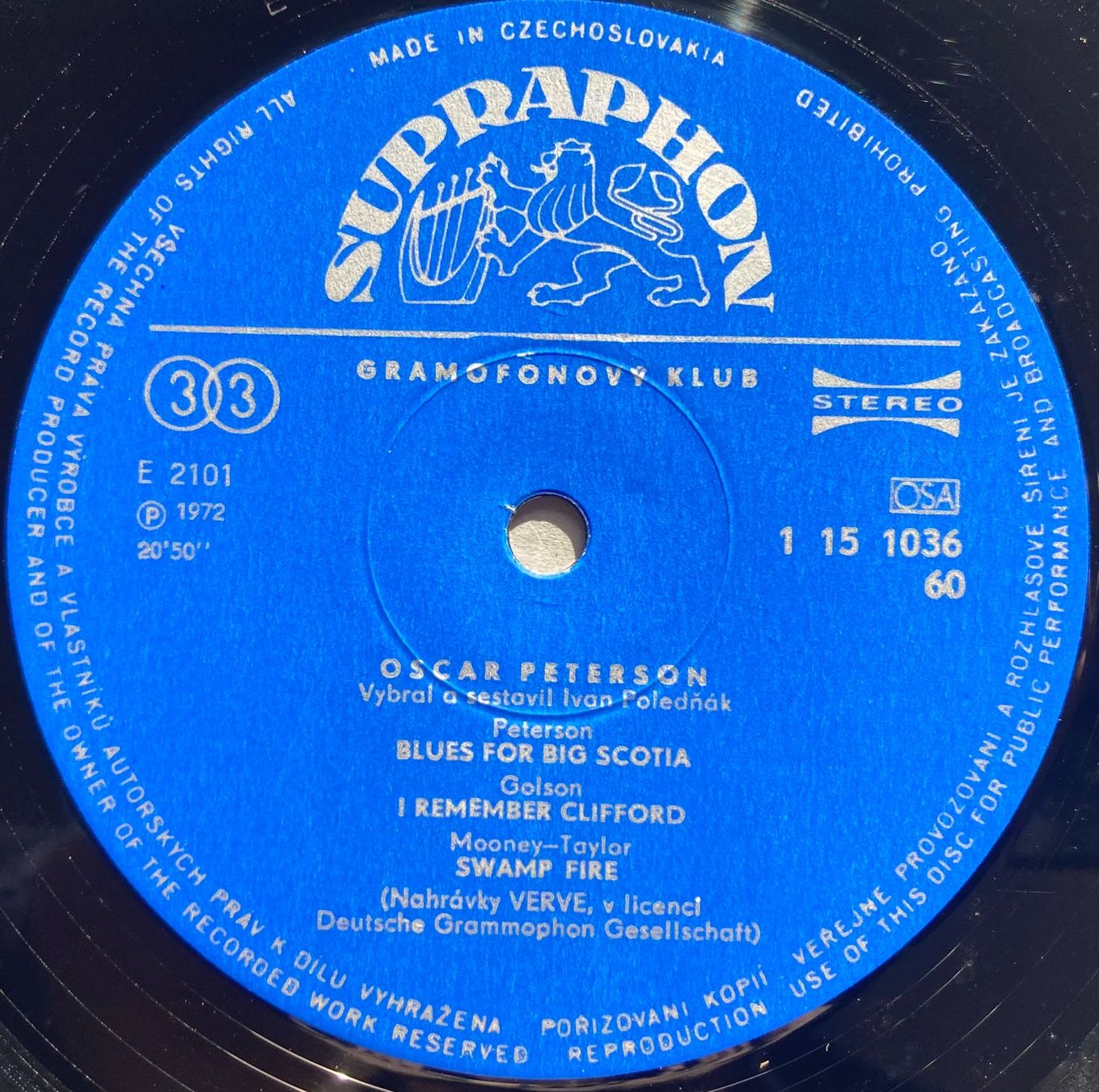 Dischi in vinile: OSCAR PETERSON - OSCAR PETERSON – Usato da Poliez-Pittet venduto da Newtown-Records 2