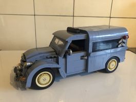 Lieferwagen Klemmbausteine Blue Brixx