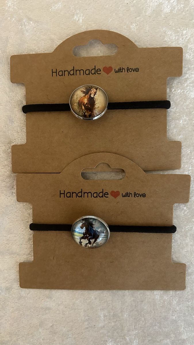 Accessori per capelli: Haargummis mit verschiedenen Motiven, Handmade – Nuovo e nell'imballaggio originale da Ettiswil venduto da nat_9vgc 1