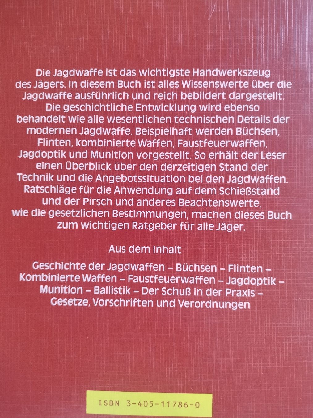Libri: Das Jagdwaffen Buch von 1979 – Usato da Schwanden Sigrisw venduto da len_9yqg 1