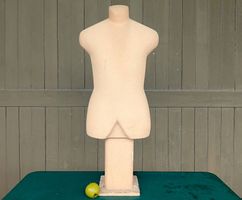 Büste Schneiderbüste Vintage Gips Loft Deko Shabby