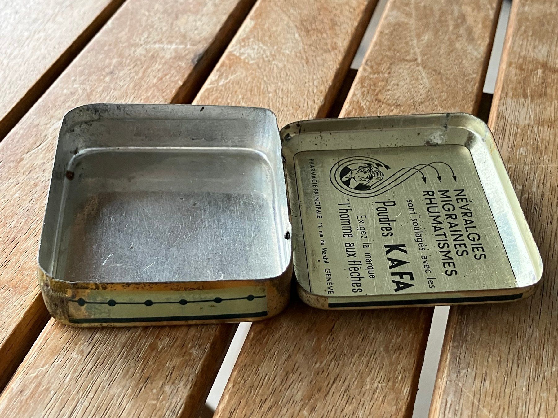 Barattoli: KAFA-Pulver-Blechdose – Usato da Otelfingen venduto da Rettalsch 7