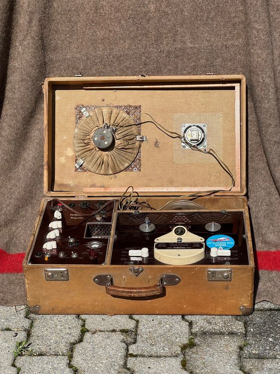 Ancien Magnétophone à Bandes Wattson HP 100 - Pour Pièces / Réparation - France