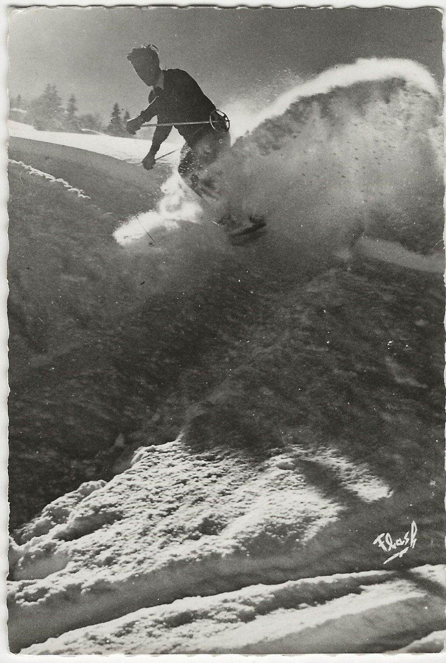 Cartoline postali: Wintersport, Ski, Schuss – Usato da Frauenfeld venduto da Merk52