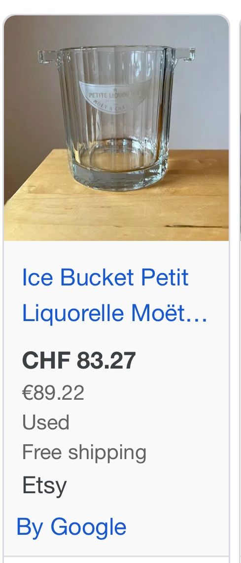 Moet Altro: Moët & Chandon Champagne Ice Bucket , New – Nuovo (secondo la descrizione) da Lufingen venduto da lotzstef 5