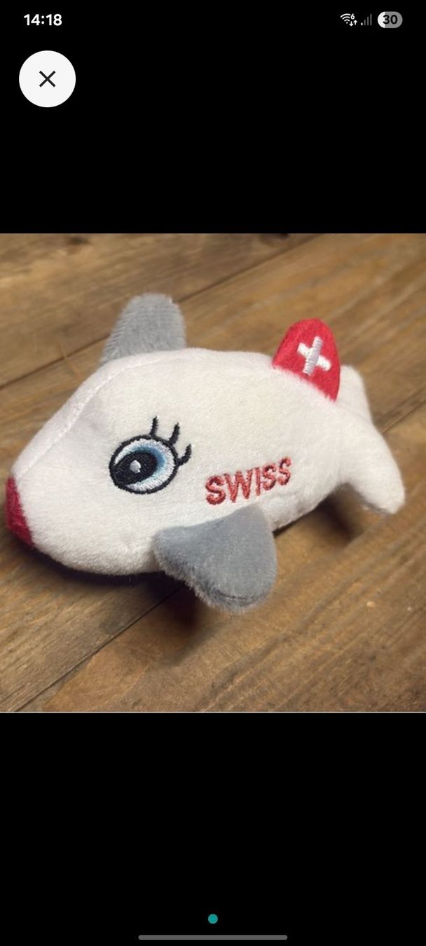 Giocattoli: Plüschtiere Flugzeug swiss Airlines – Usato da Buchs AG venduto da Kitten33