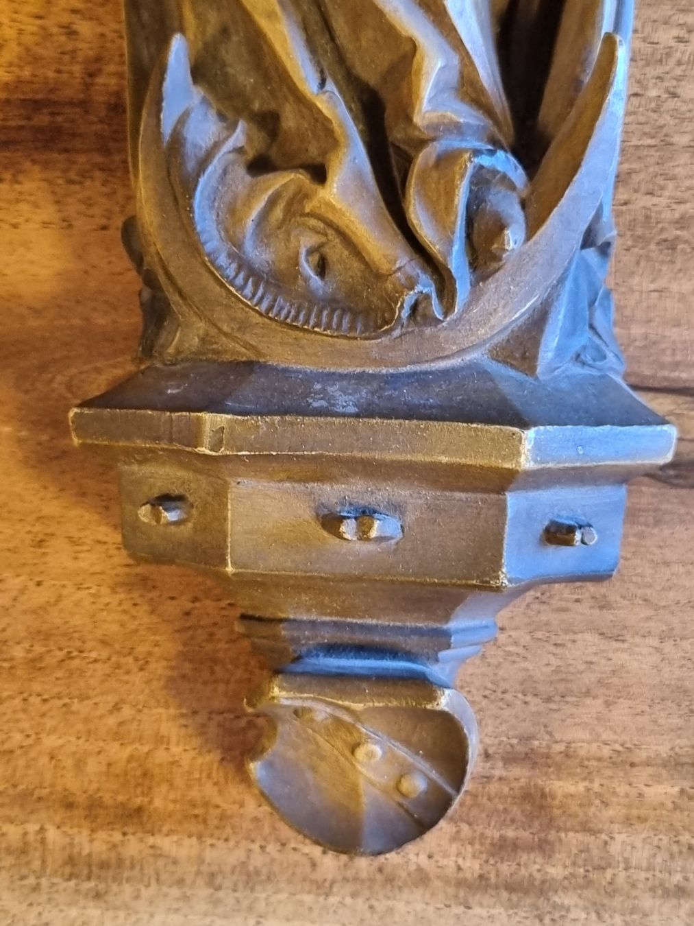 Skulpturen & Statuen: Madonna mit Kind Wandfigur Komposit 46 cm – Gebraucht aus Scharnachtal von devin03 3