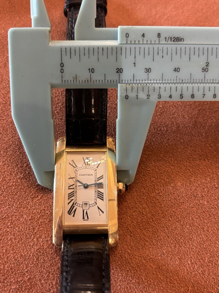 Cartier Orologi: Cartier Tank Americaine Oro Automatico – Usato da Mendrisio venduto da TicinoWatchLab 8