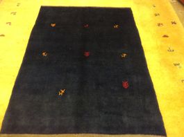 Schöner Gabbeh Orientteppich, Neuware! Blau! N 329