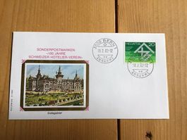 sonderpostmarke, 100 jahre schweiz. hotellier verein