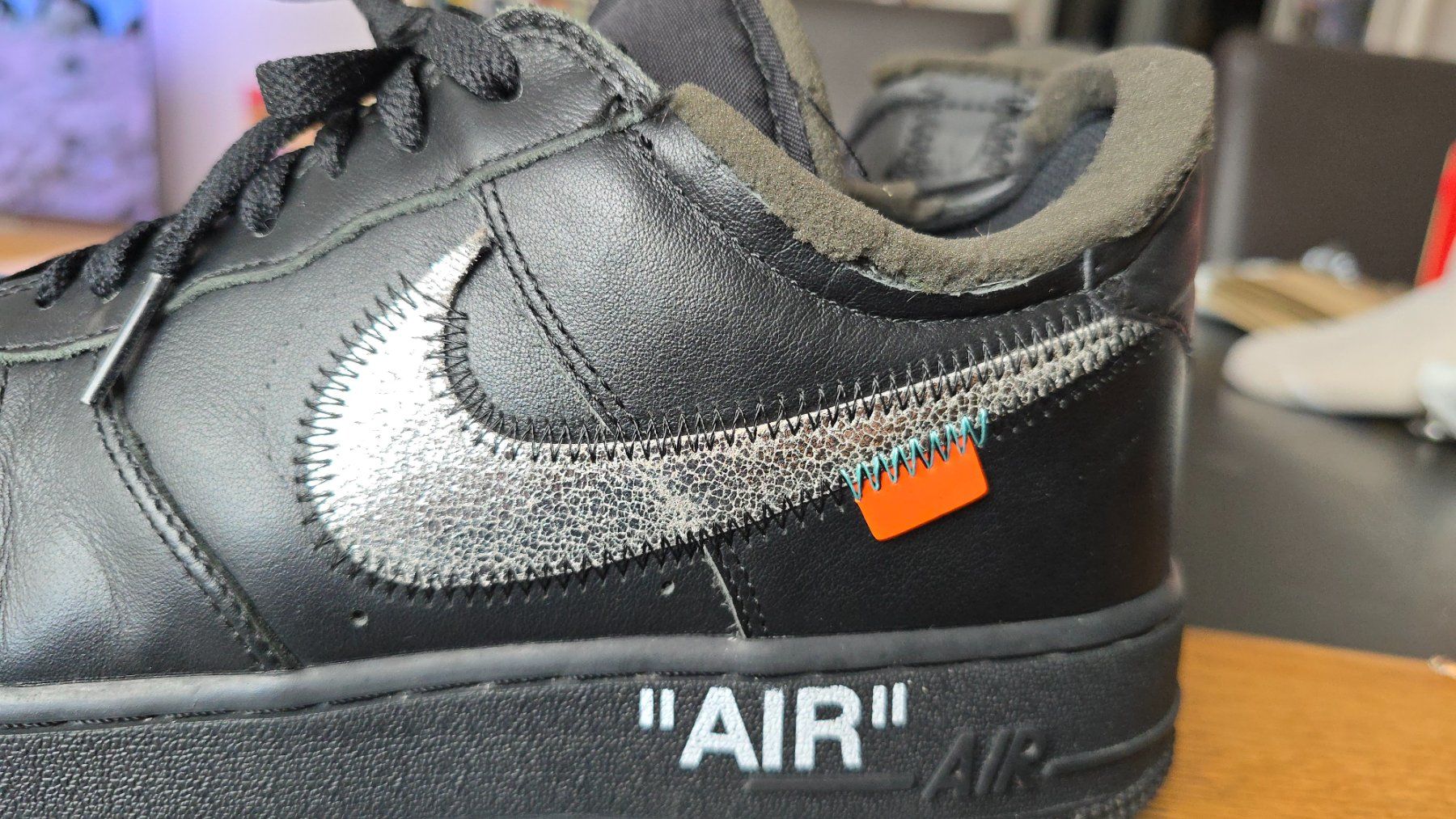 Off-White Scarpe da uomo: Nike Air Force 1 Low '07 OFF-WHITE MoMA - gr. 43 – Usato da Wallisellen venduto da theblacksheep 2