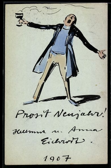 Ansichtskarten: Handgemalt sign. Hellmut Eichrodt: Karls – Gebraucht aus Berlin von bartko-reher