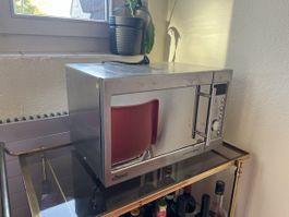 Mikrowelle Koenig Edelstahl gebraucht mit Grillfunktion