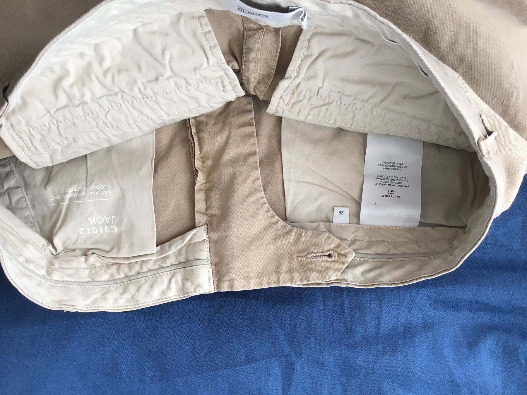 Closed Pantaloni: Closed Chinohose Jack – Usato da Bassersdorf venduto da heyland 2