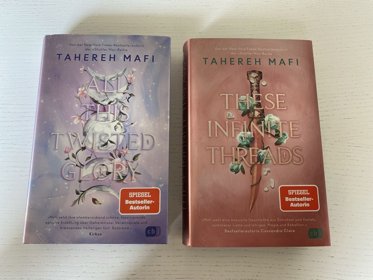 Libri: Tahereh Mafi – All This Twisted Glory + Infinite Threads – Usato da Wettingen venduto da ms_gucki