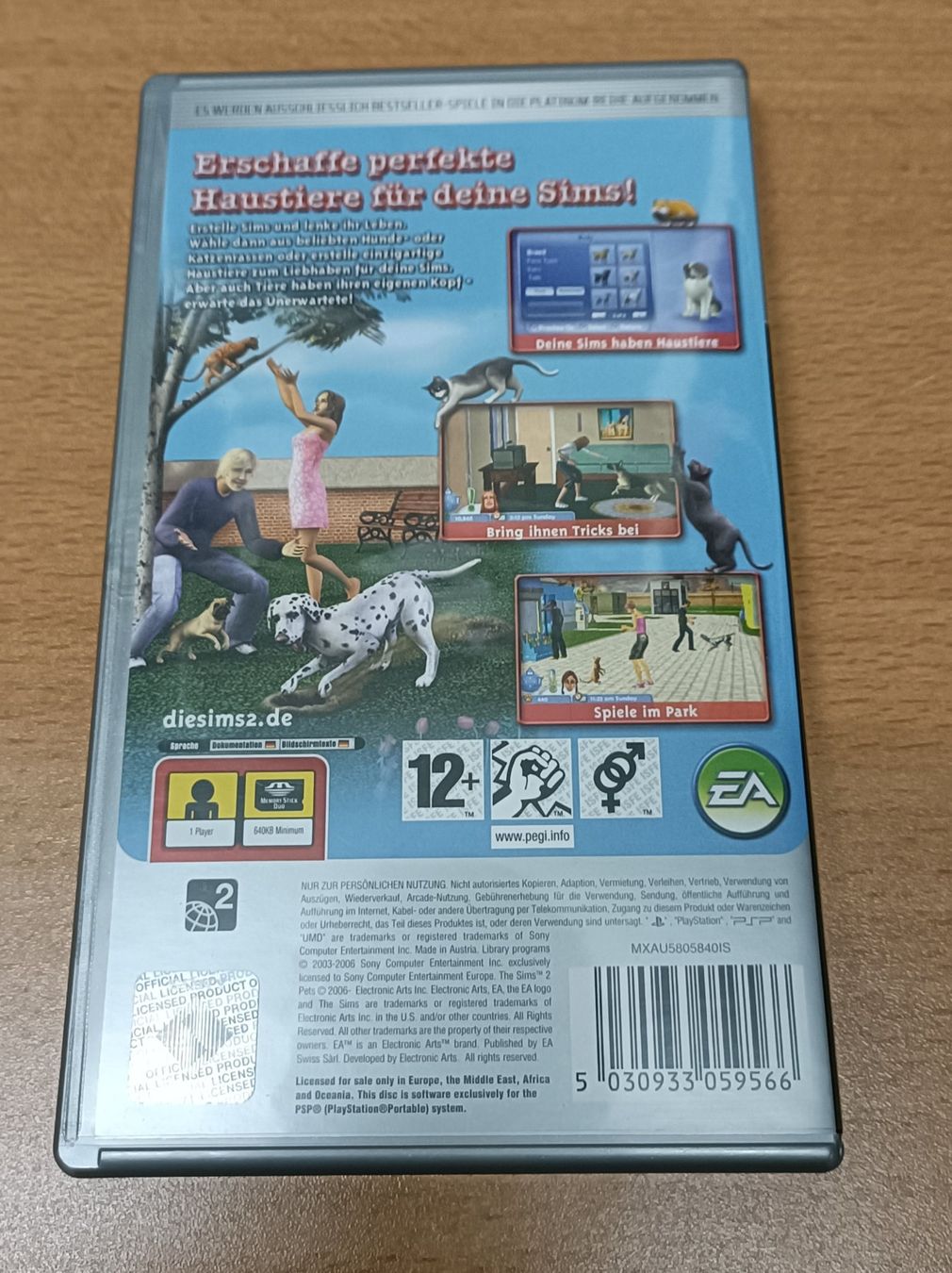 Sony Spiele: Die Sims 2 Haustiere - PSP – Gebraucht aus Köniz von Gamecollect 2
