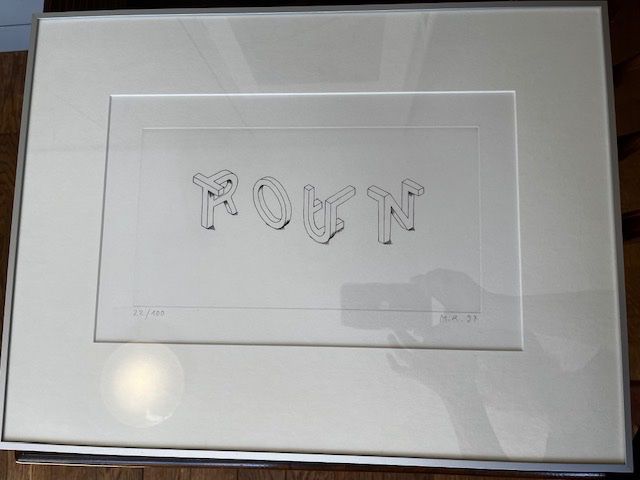 Tableaux: Markus Raetz "Croisement" – Neuf (Voir description) à Zürich par Lepaperacine