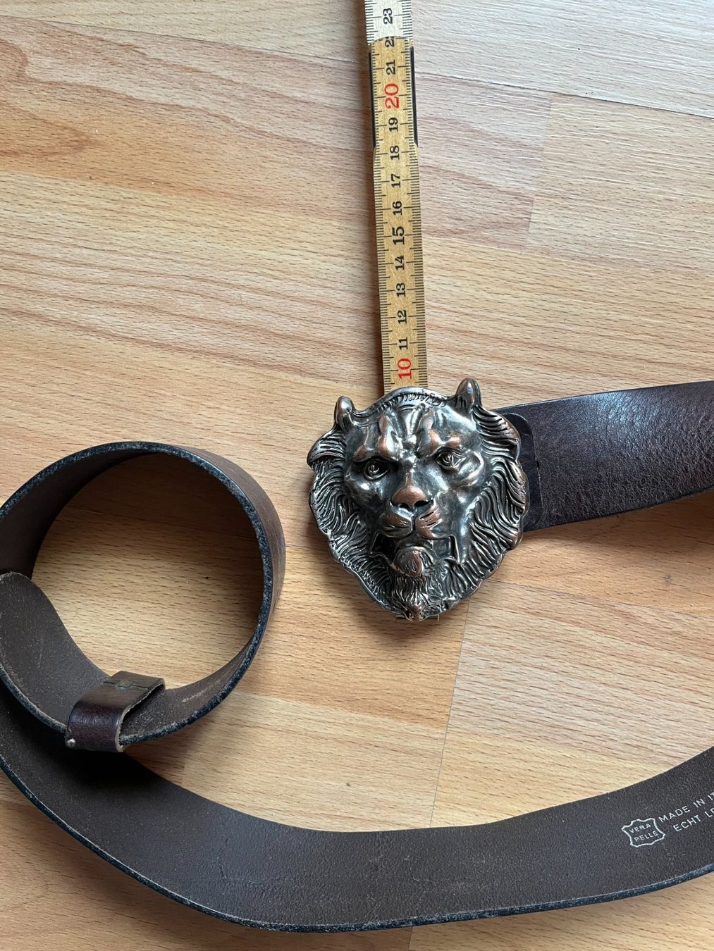 Cinture: Löwenkopf Schnalle & Ledergürtel – Usato da Vilters venduto da Panera 2