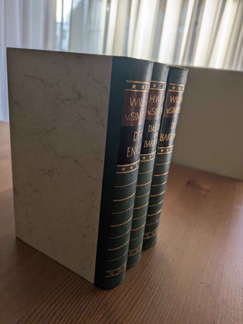 Libri: William Simpson Barrings Romane, 3 Bände, Top Zustand – Usato da Zürich venduto da but_9lq6 1