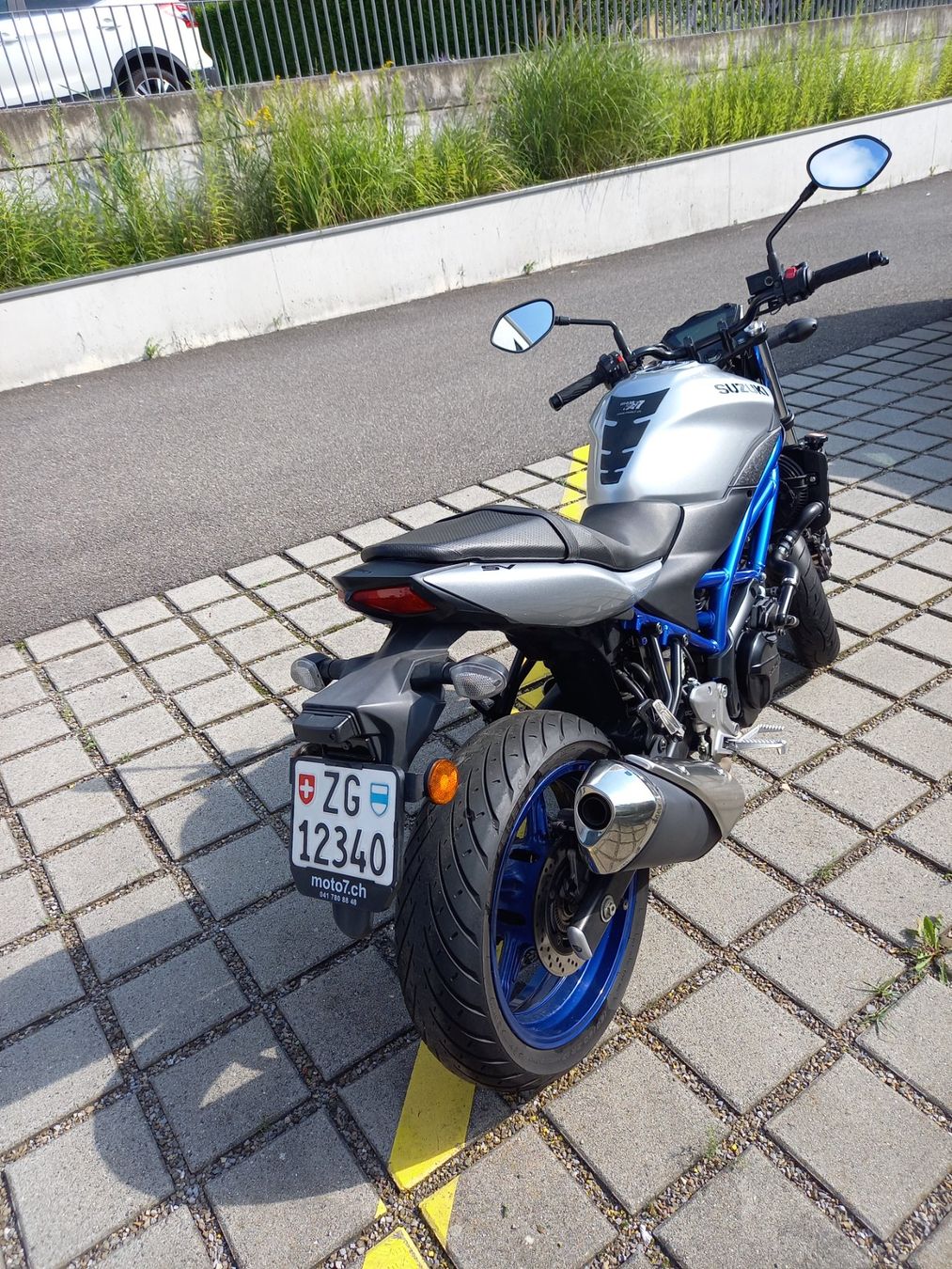 Insegne: Motorrad Kontrollschild ZG12340 – Usato da Steinhausen venduto da Pharo2011 1