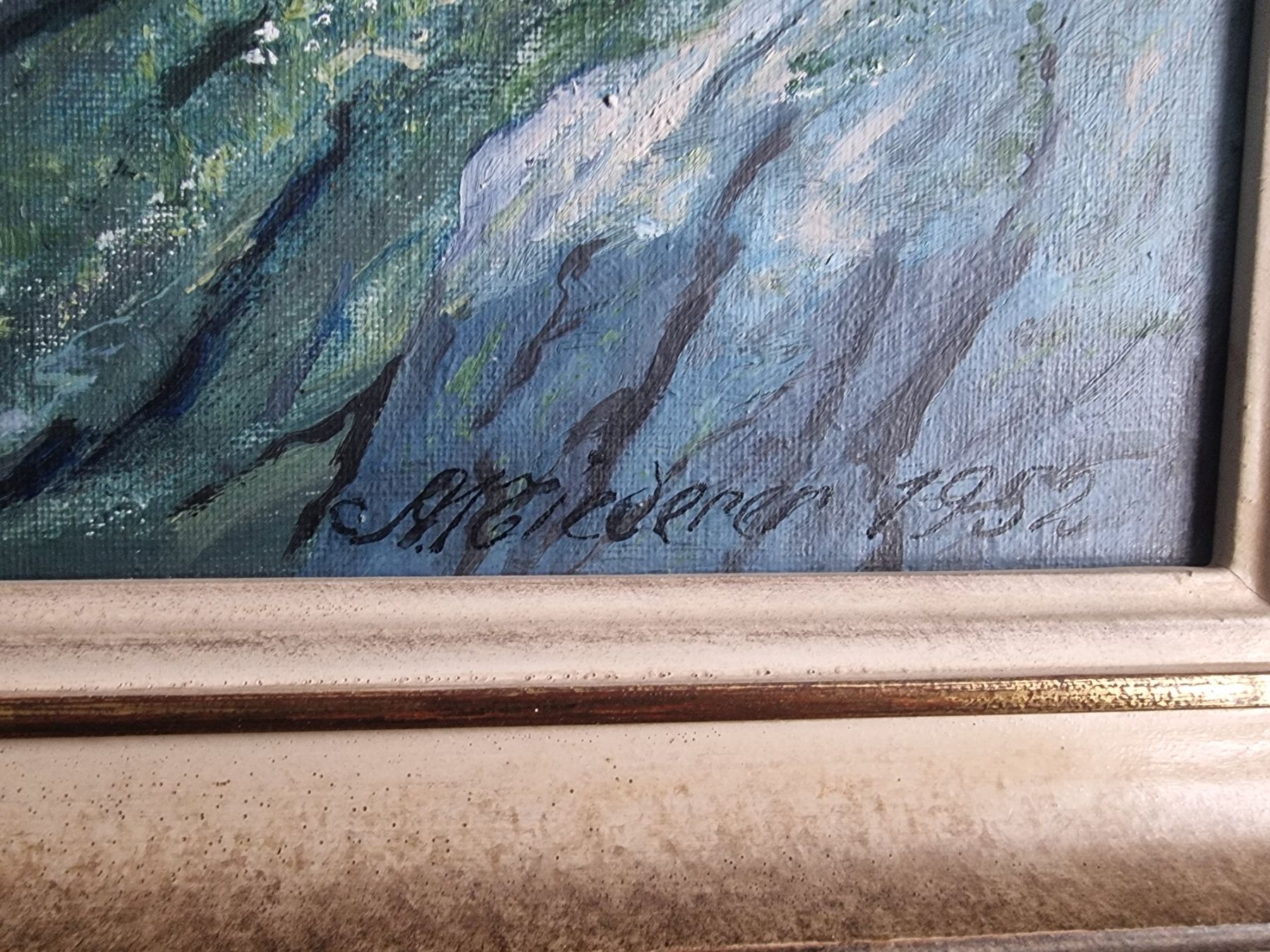 Gemälde: A.NIEDERER  GEMÄLDE SIGNIERT OEL/LEINWAND MIT RAHMEN – Gebraucht aus Gersau von grafik-kunst 6