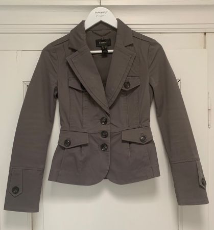 🤍 Blazer von „MANGO“, taupe, Gr. XS/34 🤍