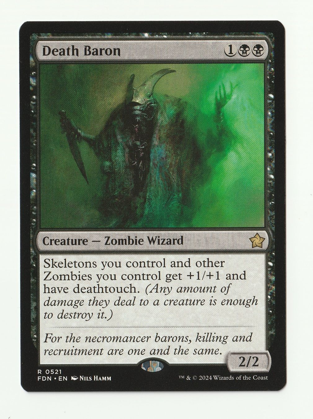 Magic The Gathering Carte collezionabili: Magic the gathering - Death Baron - Foundation – Nuovo (secondo la descrizione) da Romainmôtier venduto da Oaxaca9