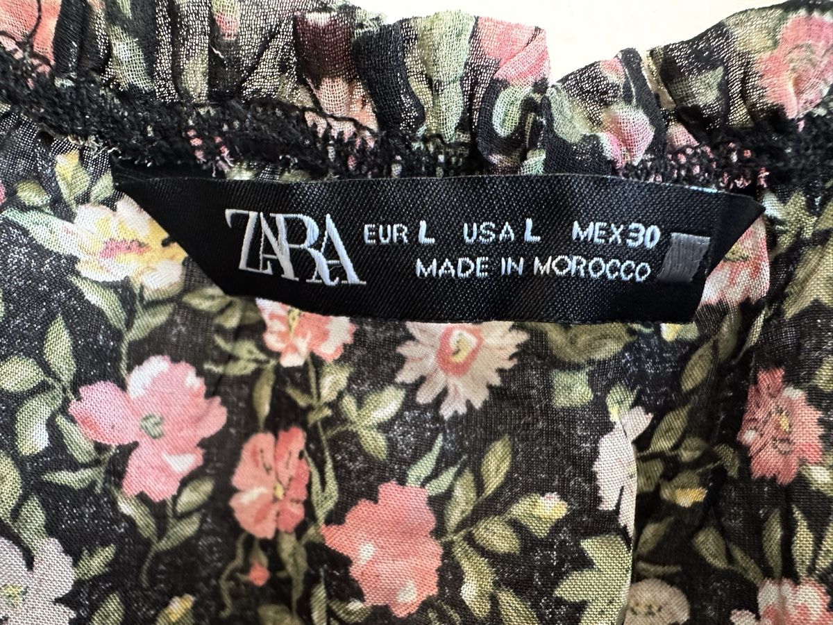 Zara Vestiti: ZARA Midikleid mit Blumenmuster / Gr. L – Usato da Bern venduto da Fraeuleinhonig 2